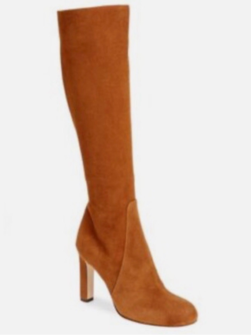 Agl Tall Suede Knee-High Boot in Chestnut